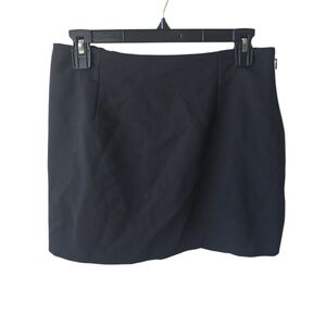 Abercrombie & Fitch Linen-Blend Black Scarlett Mini Skort Size Medium